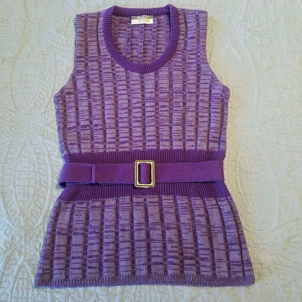 Vintage Sleeveless Sweater top